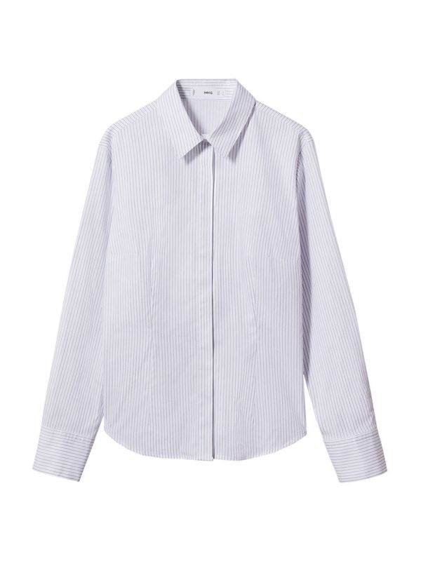 MANGO MANGO Блуза 'SOFIA'  пастелно синьо / светлосиньо