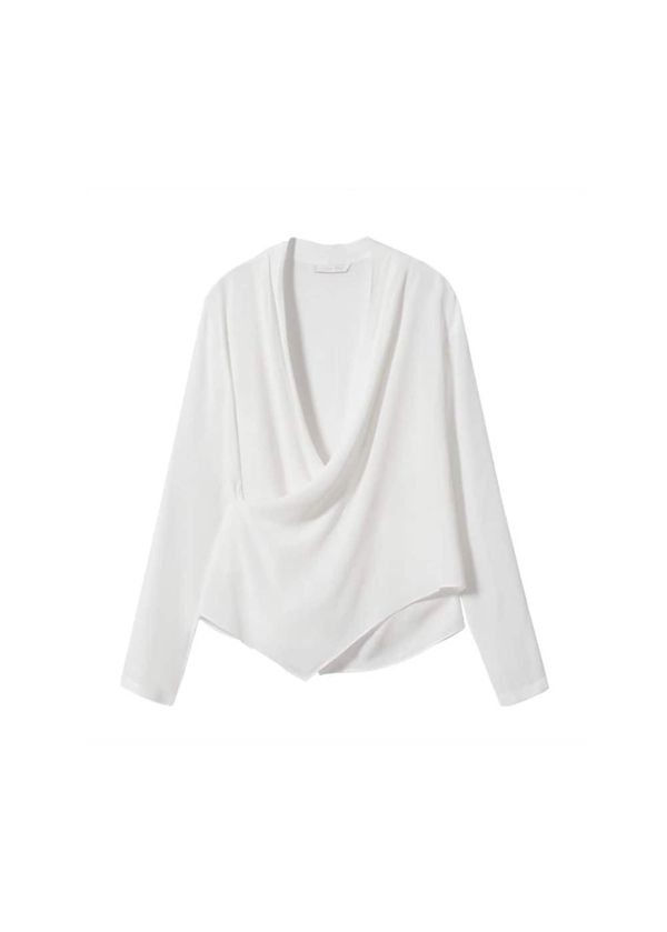 MANGO MANGO Блуза 'Tulipan'  бяло