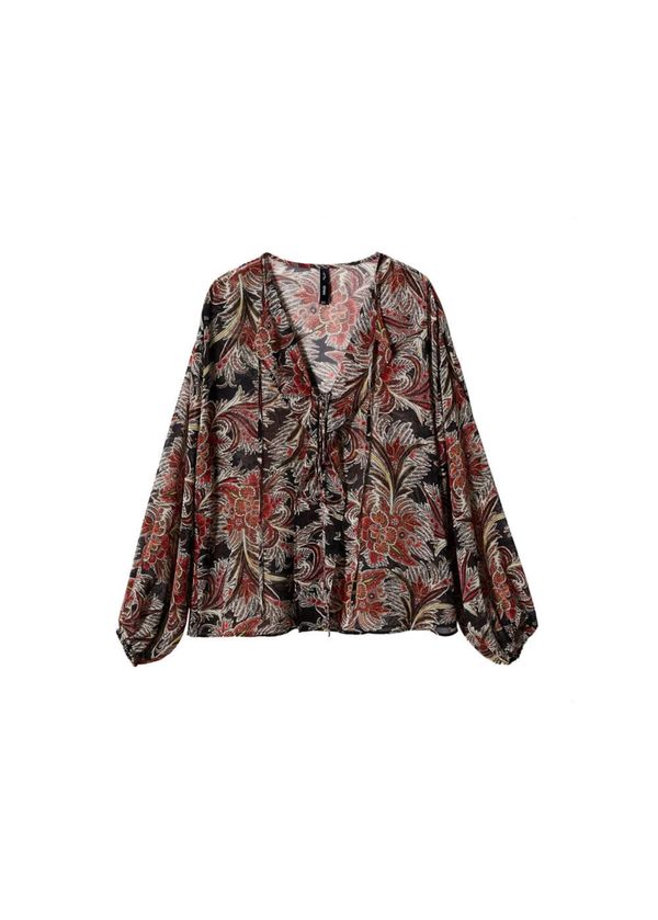 MANGO MANGO Блуза 'volan'  пъстро
