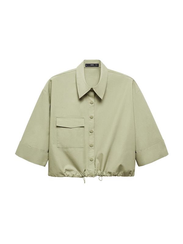 MANGO MANGO Блуза  зелено