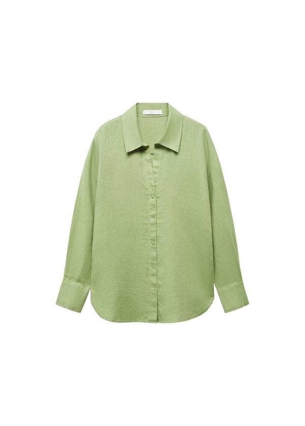 MANGO MANGO Блуза  зелено