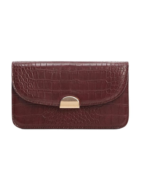 MANGO MANGO Чанта с презрамки 'FABU'  ръждиво кафяво / злато