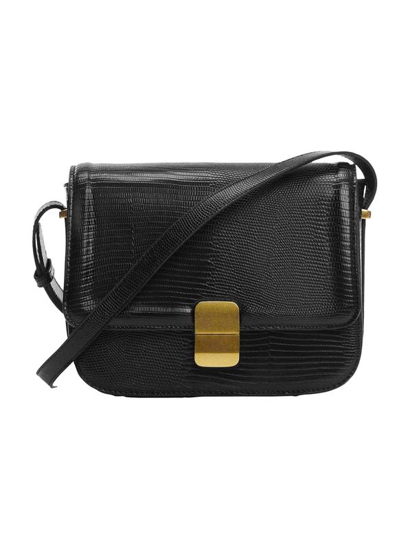MANGO MANGO Чанта с презрамки 'Matias'  злато / черно