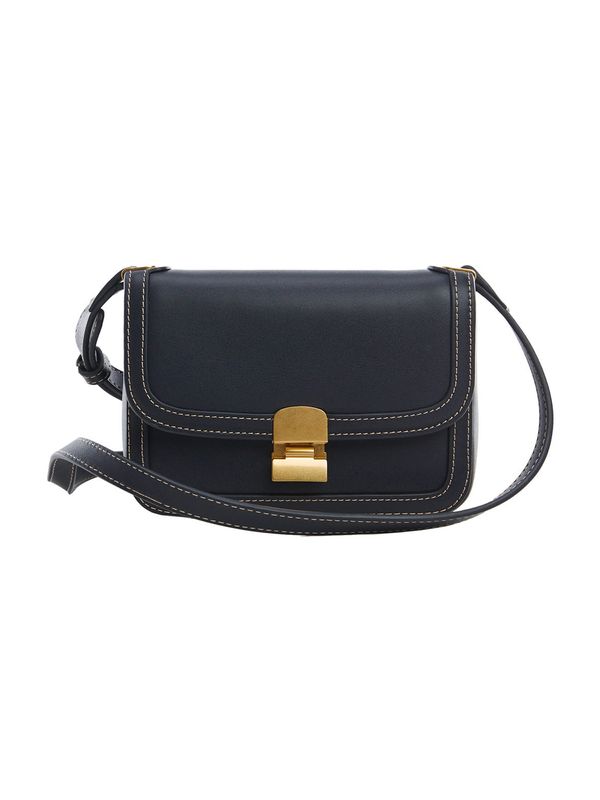 MANGO MANGO Чанта с презрамки 'MONACO'  нейви синьо / злато