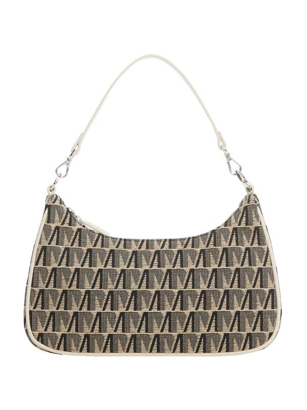 MANGO MANGO Чанта за през рамо 'ARES'  екрю / черно