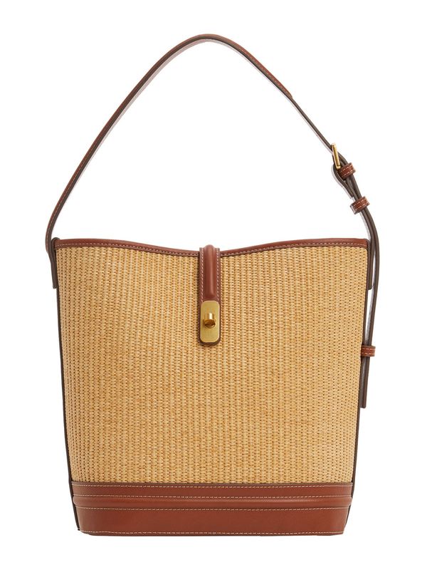 MANGO MANGO Чанта за през рамо 'DAURA'  кафяво / капучино