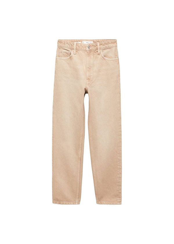 MANGO MANGO Дънки 'mom2000'  цвят "пясък"