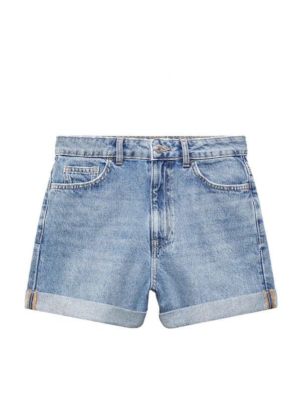 MANGO MANGO Дънки 'MOM80'  син деним