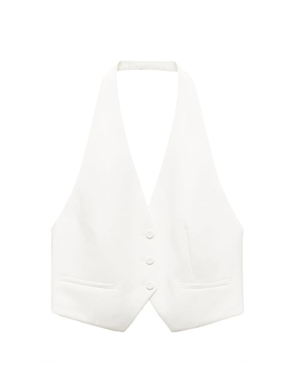 MANGO MANGO Елек 'IGUANA'  бяло