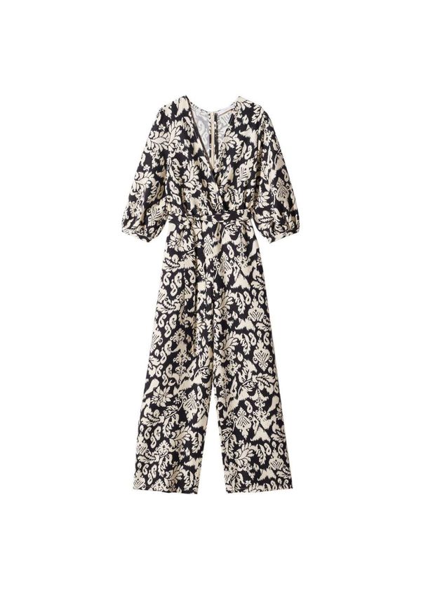 MANGO MANGO Гащеризон 'Manteca'  екрю / черно