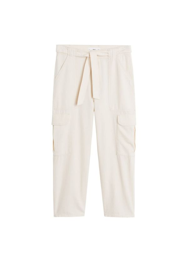 MANGO MANGO Карго панталон  телесен цвят