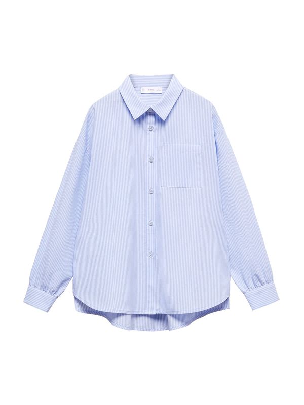 MANGO KIDS MANGO KIDS Блуза 'GRETA'  светлосиньо / бяло