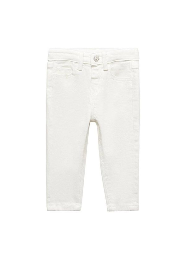 MANGO KIDS MANGO KIDS Дънки 'Elena'  бял меланж