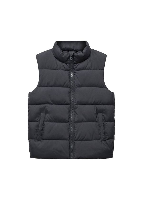 MANGO KIDS MANGO KIDS Елек 'Ontario'  антрацитно черно