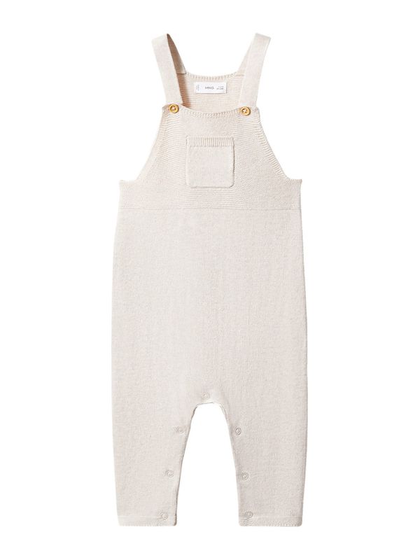 MANGO KIDS MANGO KIDS Панталон с презрамки 'Brest6'  цвят "пясък"