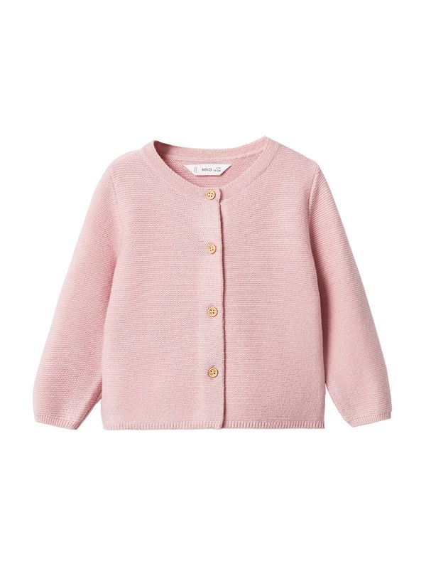 MANGO KIDS MANGO KIDS Плетена жилетка 'Boba6'  бледорозово