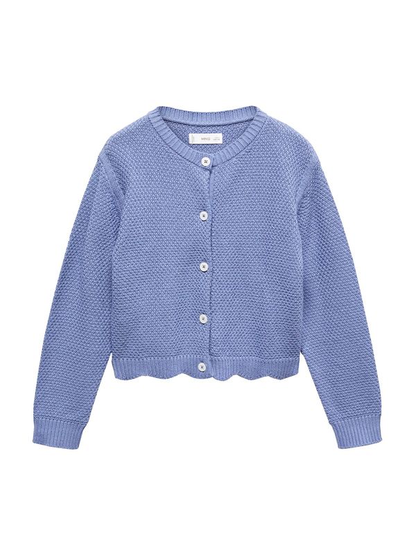 MANGO KIDS MANGO KIDS Плетена жилетка  кралско синьо