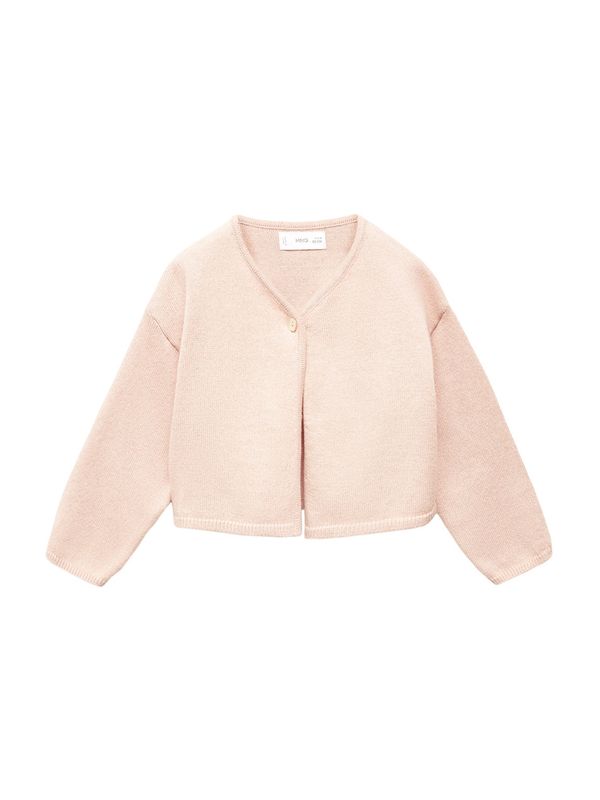 MANGO KIDS MANGO KIDS Плетена жилетка 'Maiab'  бледорозово