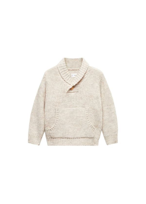 MANGO KIDS MANGO KIDS Пуловер 'Jacob'  цвят "пясък"