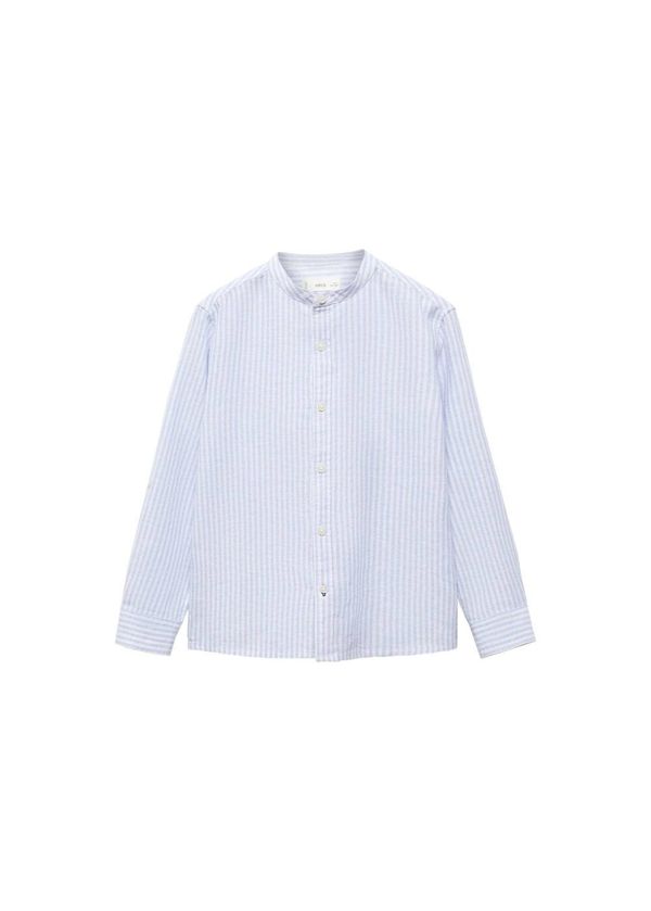 MANGO KIDS MANGO KIDS Риза 'Form'  небесносиньо / пастелно синьо