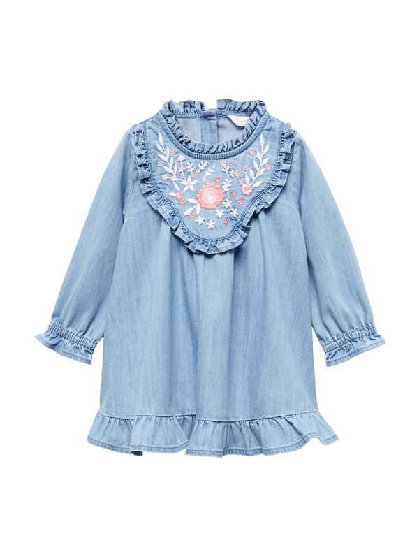 MANGO KIDS MANGO KIDS Рокля 'DENVER'  син деним / светлорозово / бяло