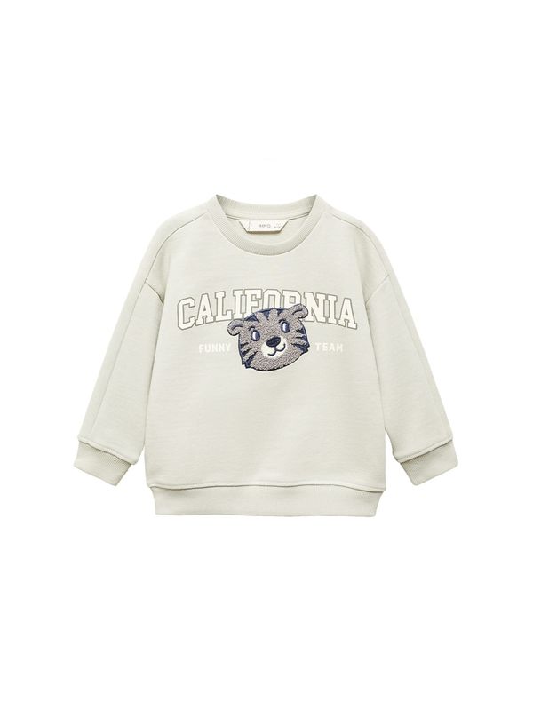 MANGO KIDS MANGO KIDS Суичър 'CALIFORN'  синьо / сиво / пастелно зелено / бяло