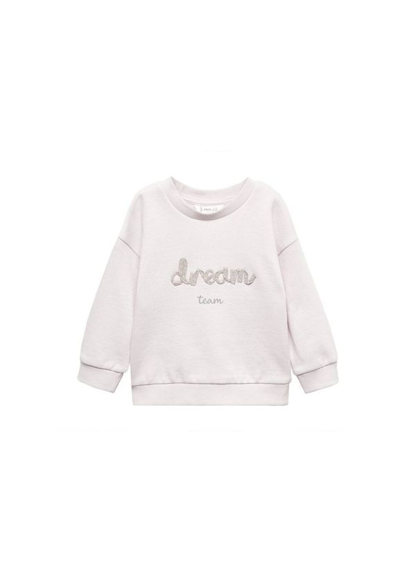MANGO KIDS MANGO KIDS Суичър 'Dream'  бежово / пастелнолилаво