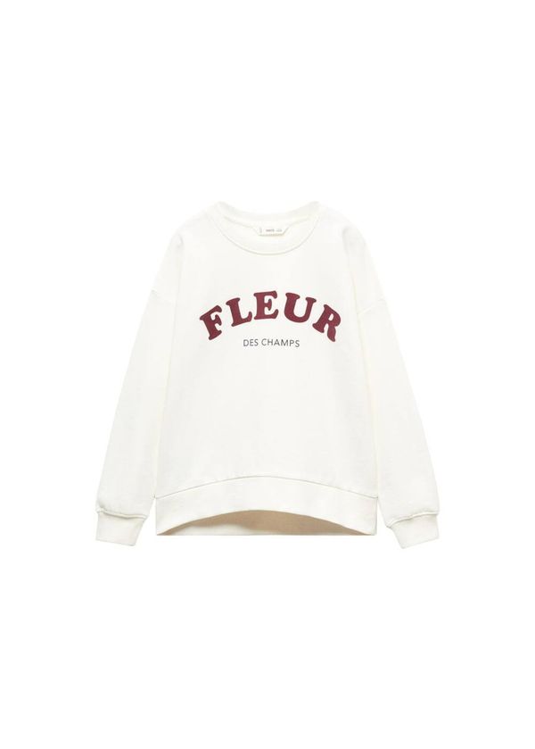 MANGO KIDS MANGO KIDS Суичър 'Dublini'  бордо / черно / бял меланж