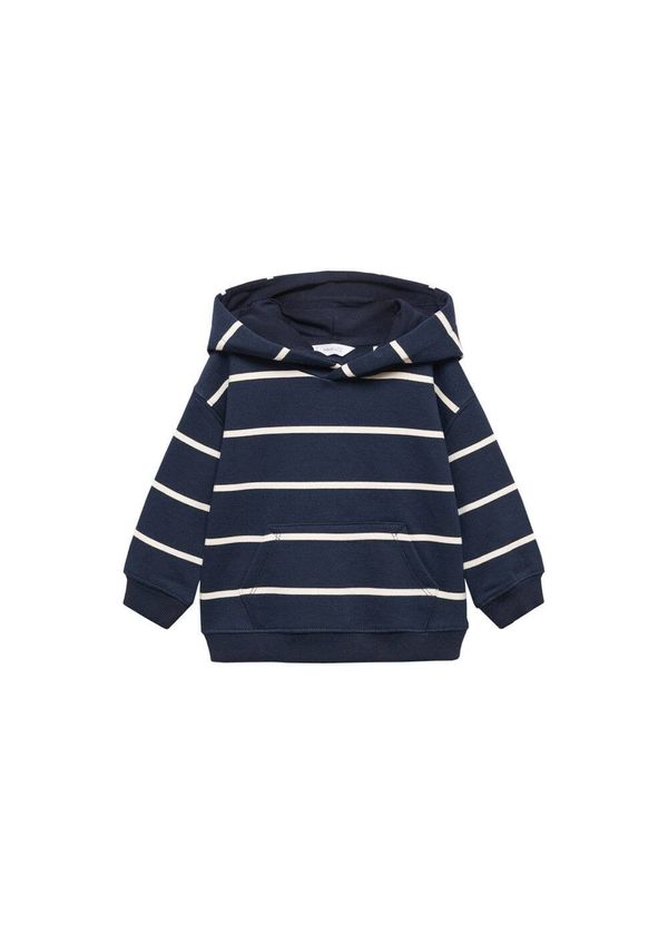 MANGO KIDS MANGO KIDS Суичър 'Seab'  нейви синьо / бяло