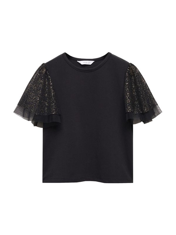 MANGO KIDS MANGO KIDS Тениска  черно