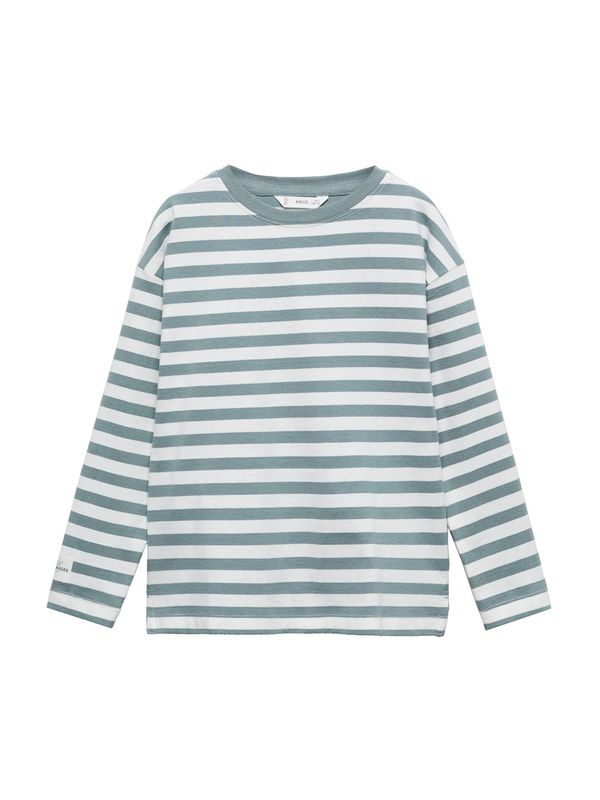 MANGO KIDS MANGO KIDS Тениска 'LUCCA'  петрол / бяло