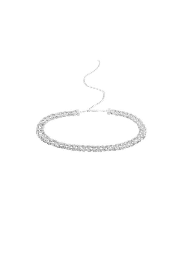 MANGO MANGO Колан  сребърно / прозрачно