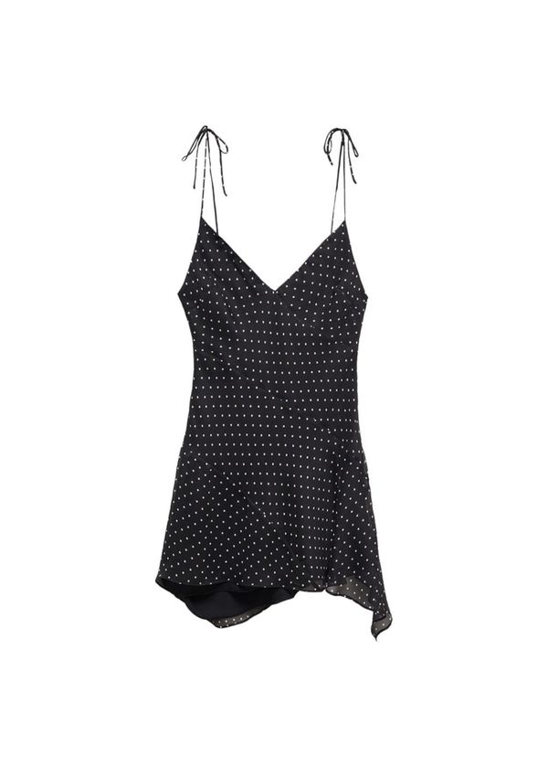 MANGO MANGO Лятна рокля  черно / бяло