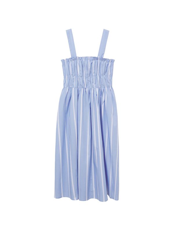 MANGO MANGO Лятна рокля 'Vestido'  светлосиньо / бяло