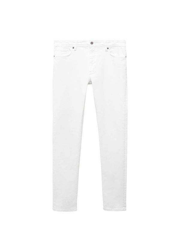 MANGO MAN MANGO MAN Дънки 'Janl'  бял деним