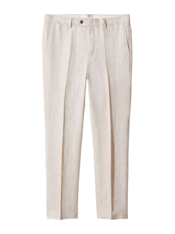 MANGO MAN MANGO MAN Панталон с ръб 'Florida'  бежово меланж