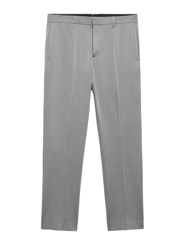 MANGO MAN MANGO MAN Панталон с ръб 'Paulo'  сиво