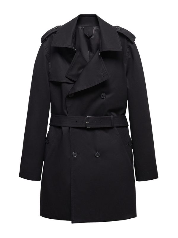 MANGO MAN MANGO MAN Преходно палто  черно