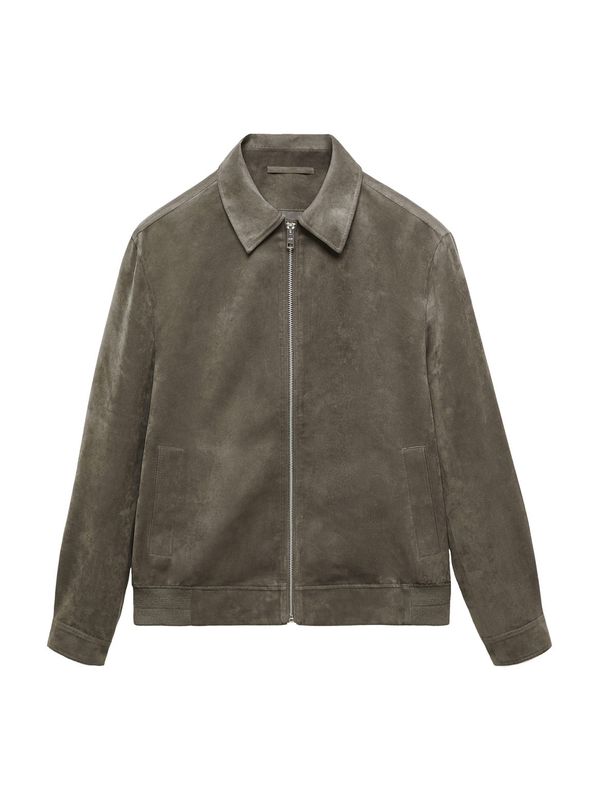 MANGO MAN MANGO MAN Преходно яке 'Parma'  сиво-кафяво