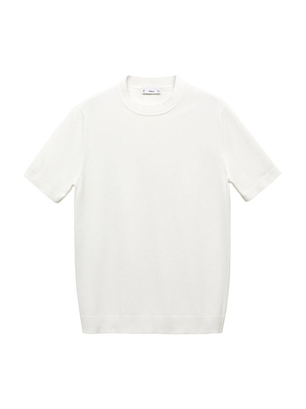 MANGO MAN MANGO MAN Пуловер 'ARRAONA'  бяло