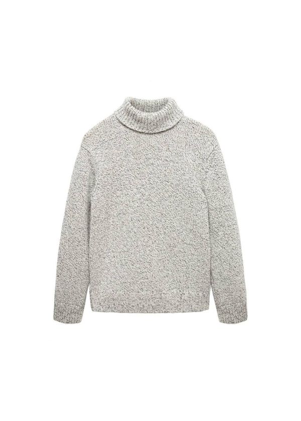 MANGO MAN MANGO MAN Пуловер 'Bistro'  сив меланж