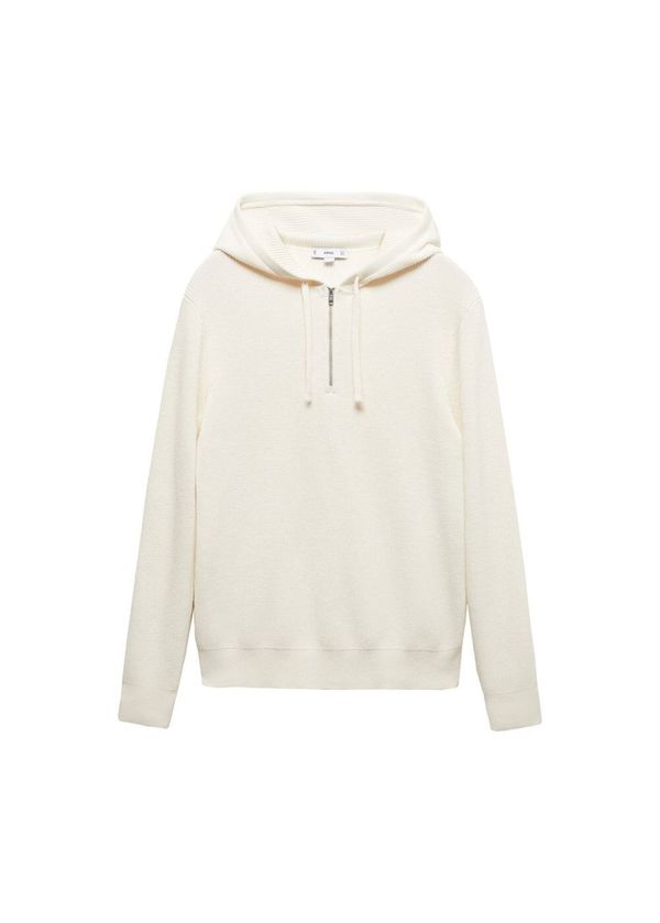 MANGO MAN MANGO MAN Пуловер  бяло