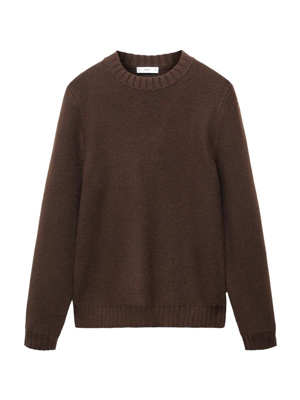 MANGO MAN MANGO MAN Пуловер 'Loto'  кестеняво кафяво