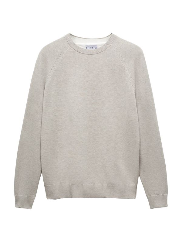 MANGO MAN MANGO MAN Пуловер  светлосиво
