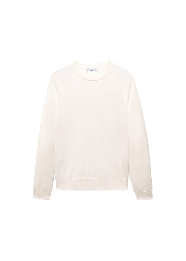 MANGO MAN MANGO MAN Пуловер 'Ten'  кремаво