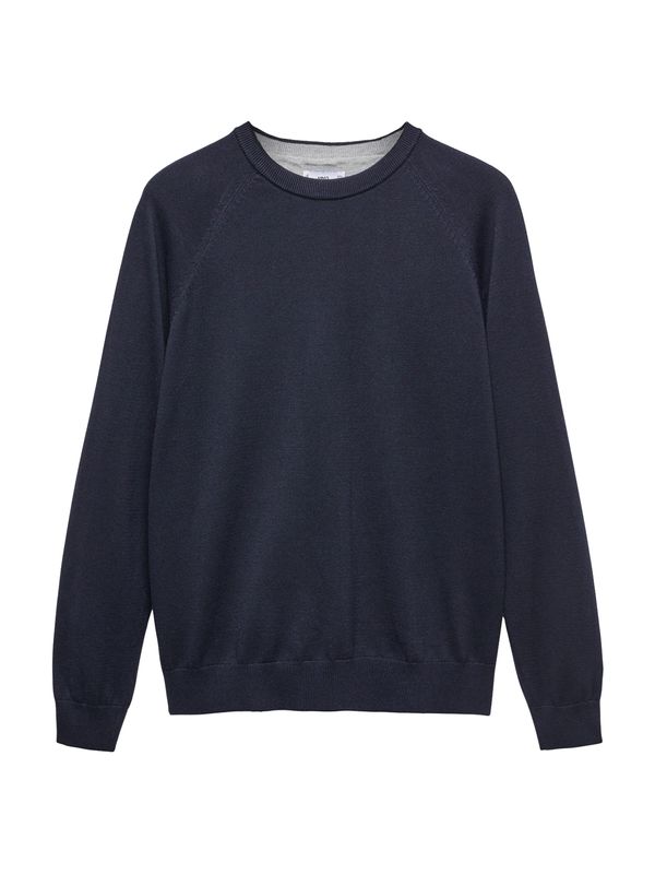 MANGO MAN MANGO MAN Пуловер 'TEN'  нейви синьо