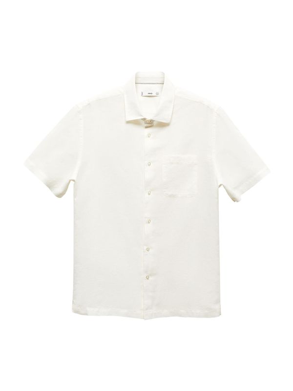 MANGO MAN MANGO MAN Риза 'Ants'  бяло