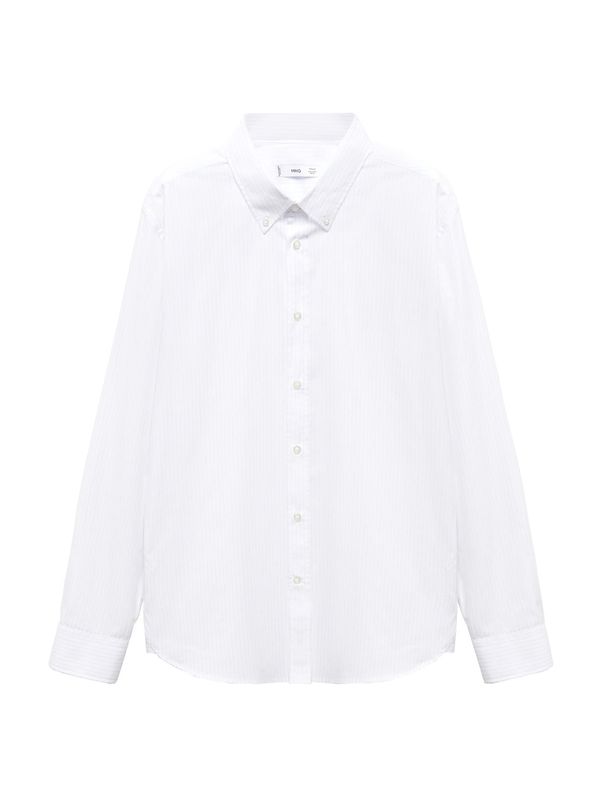 MANGO MAN MANGO MAN Риза 'Arezzo'  синьо / бяло