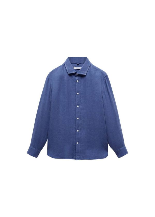 MANGO MAN MANGO MAN Риза 'Avispag'  син деним