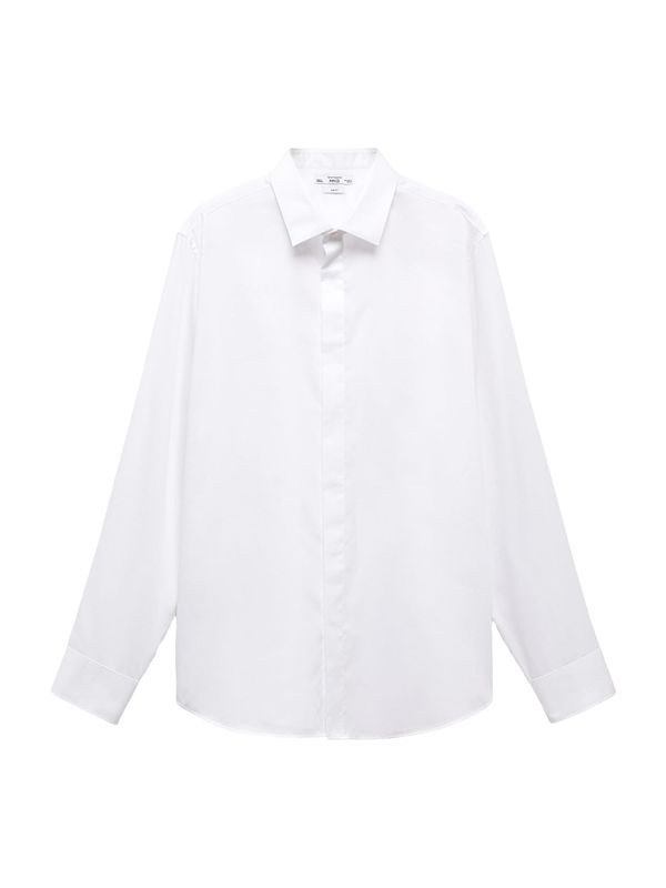 MANGO MAN MANGO MAN Риза 'Boston'  бяло